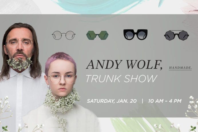 Andy Wolf trunk show