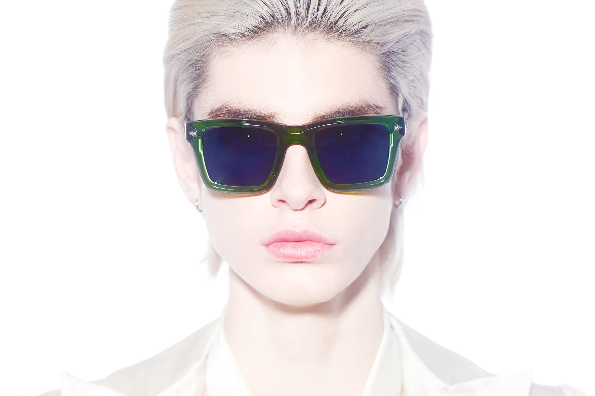 Green square frames