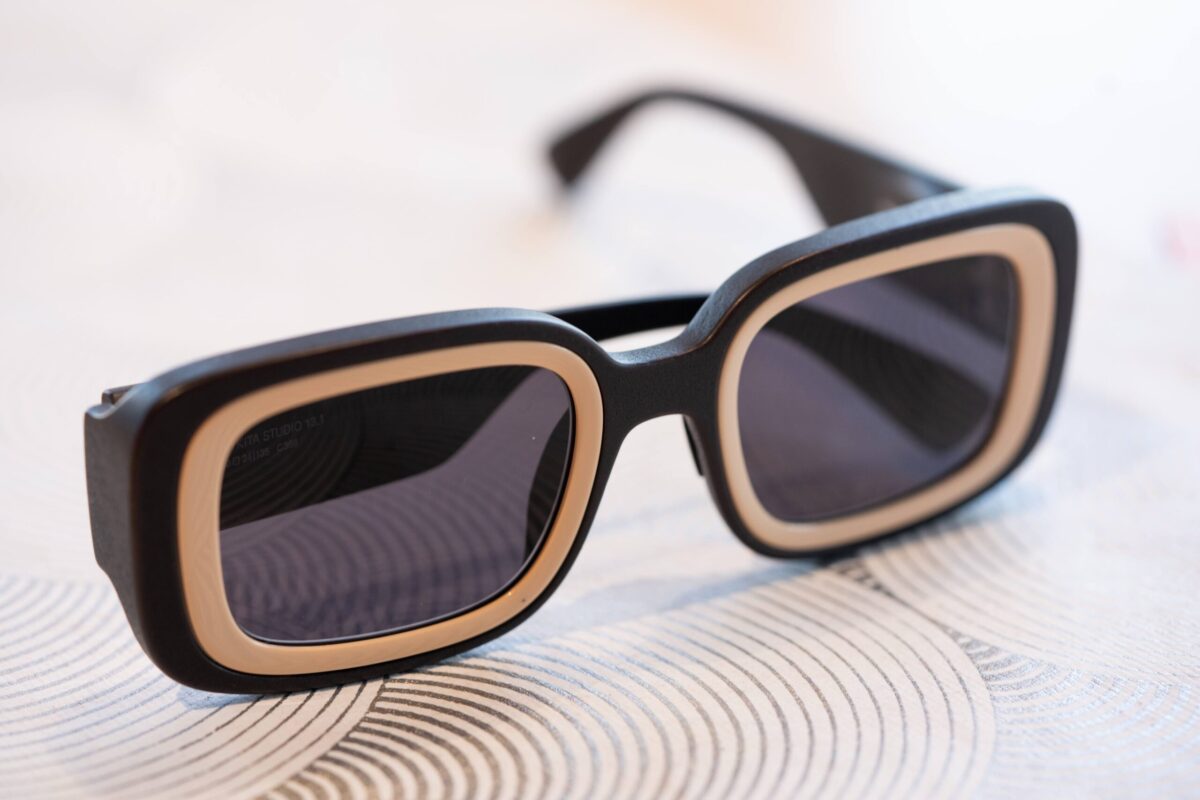 MYKITA Futuristic Oversized Rectangular Sunglasses