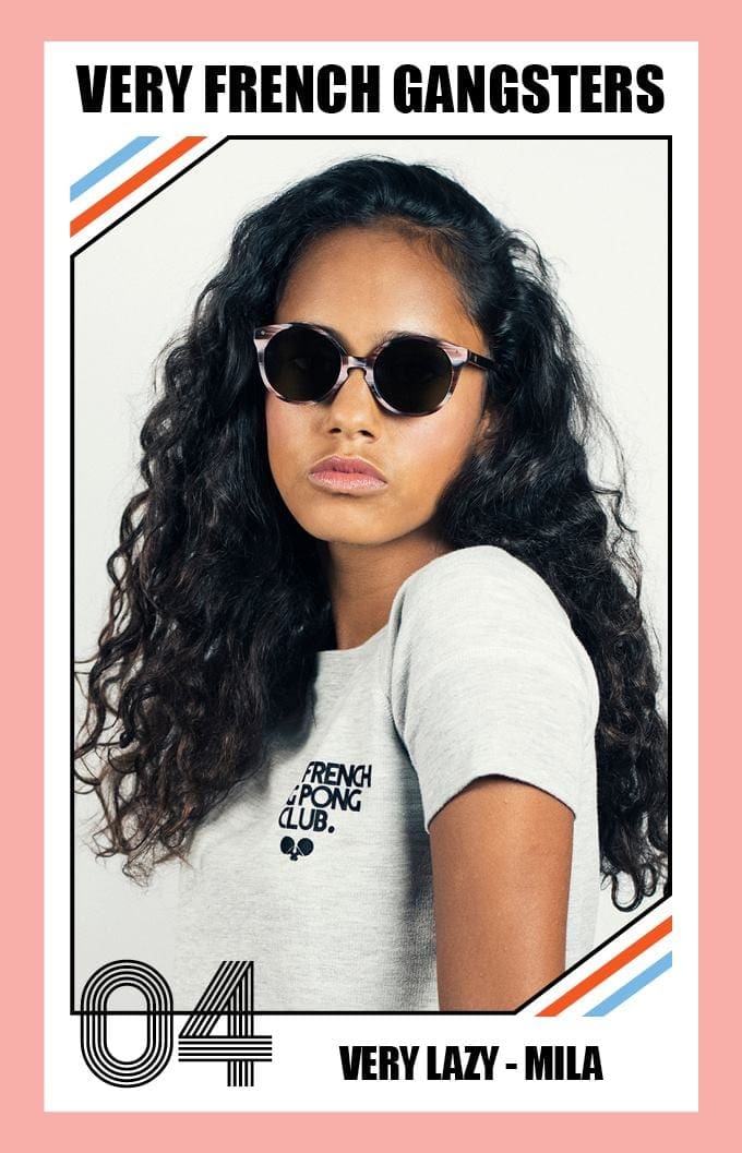 Very French Gangsters Girl in Sunglasses